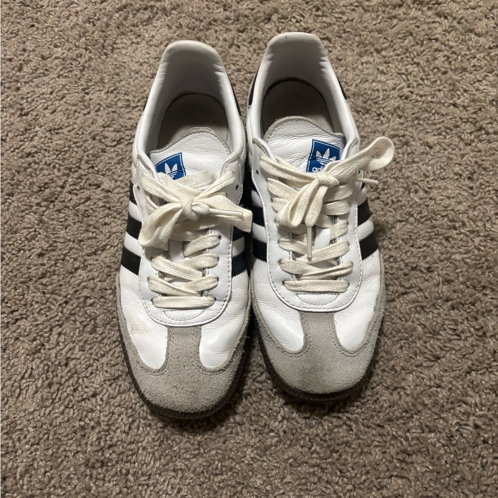 adidas Originals White and Black Sneakers